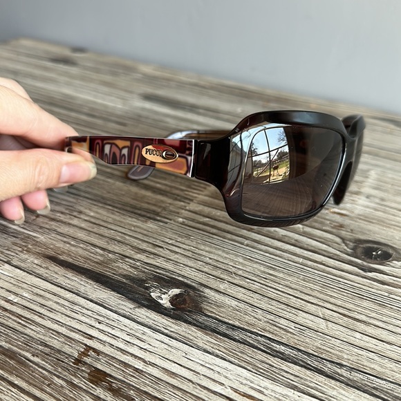 New Emilio Pucci Brown Logo Sunglasses - Picture 5 of 11